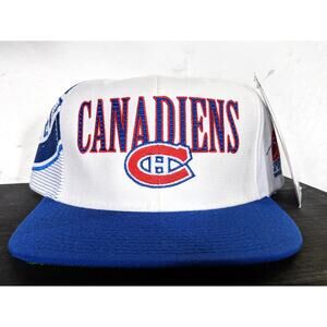 NEW Montreal Canadiens 90s LASER Sports Specialties snapback NHL hockey vintage
